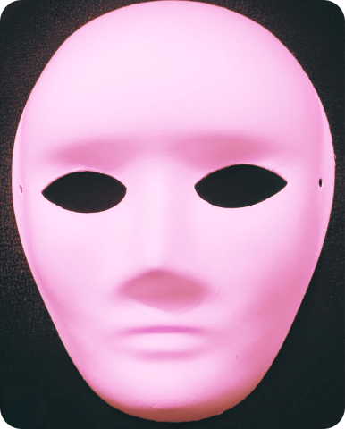 Maske1. Kunstprojekt 16 Tage gegen Gewalt gegen Frauen, Freiburg